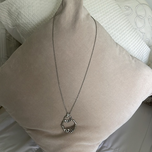 INC Rhinestone Necklace, adjustable clasp - Picture 6 of 13